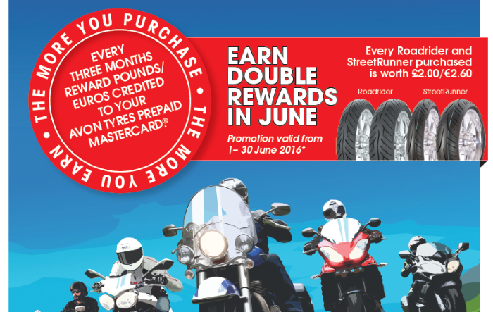 Avon motorcycle tyres cashback 2017