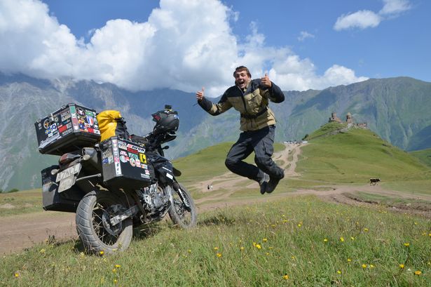 Mike Schram motorcycle world record