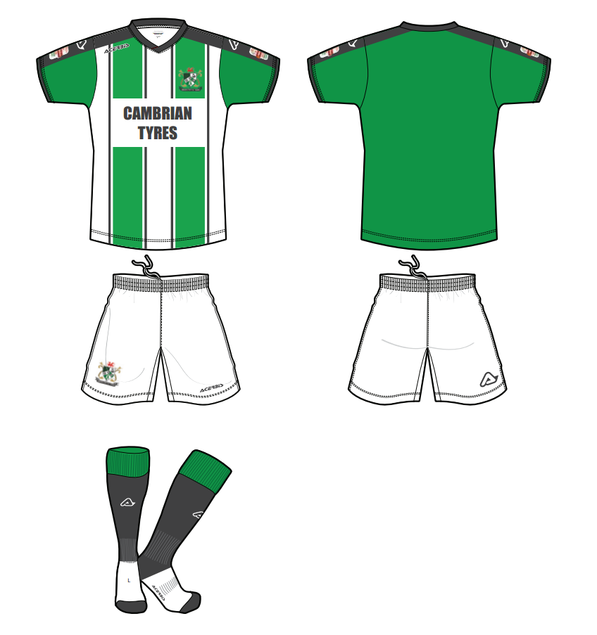 Aberystwyth Town 2016/17 home kit