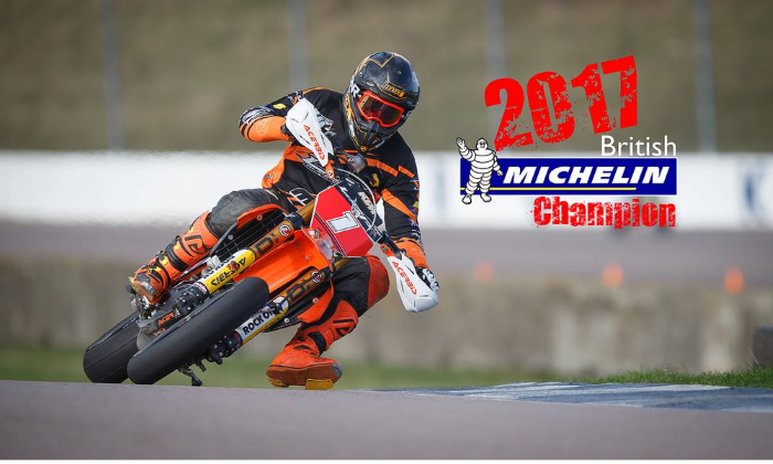 Chris Hodgson British Supermoto Champion 2017