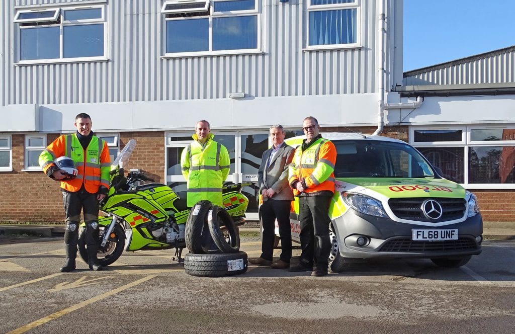 Avon Tyres Blood Bikes