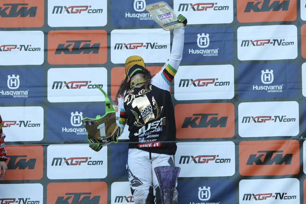 Courtney Duncan WMX title 2020 dunlop
